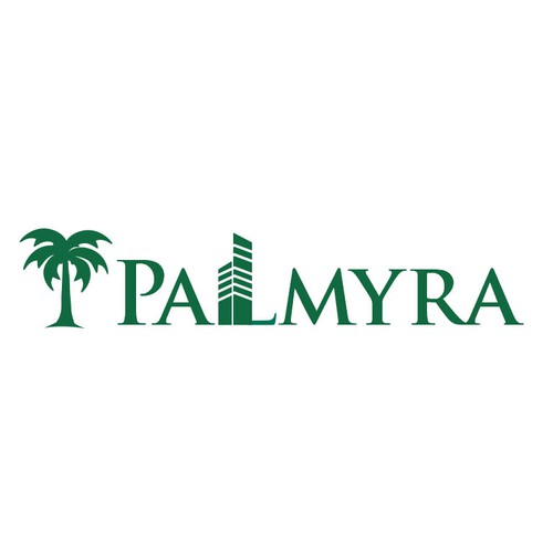 Palmyra Logo Context - Mix of History and Technology Design by EM25 Studio