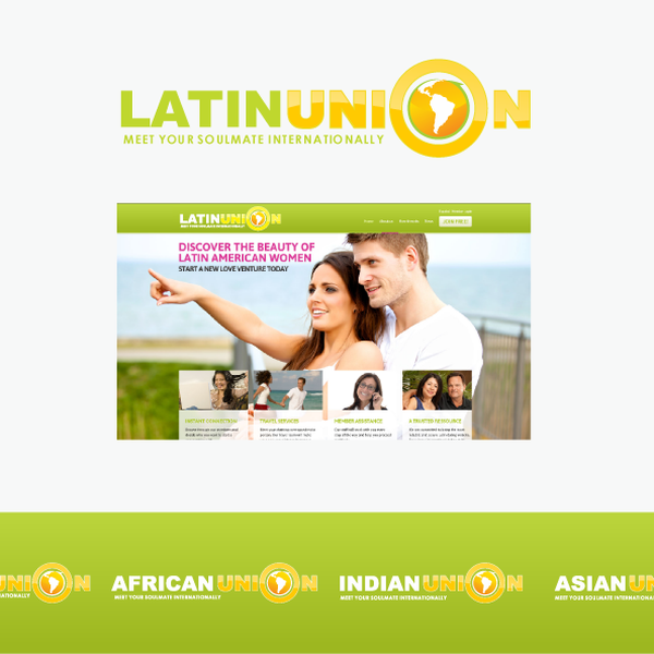 Design by sakitjiwa \m/ titled "INTERNATIONAL DATING WEBSITE LOGO"