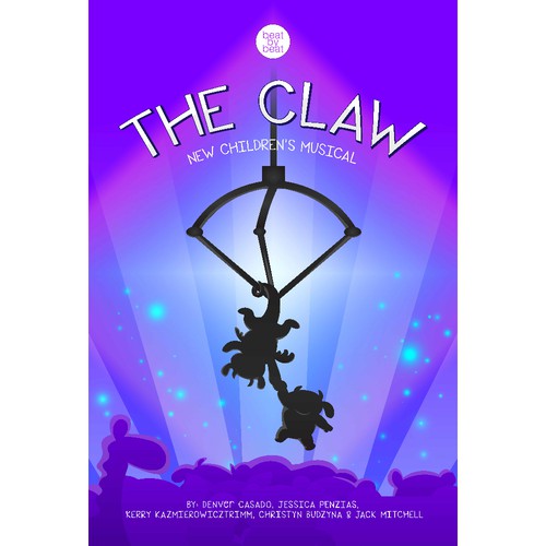 Design eye-catching poster for new musical “The Claw” Design by Iamharen