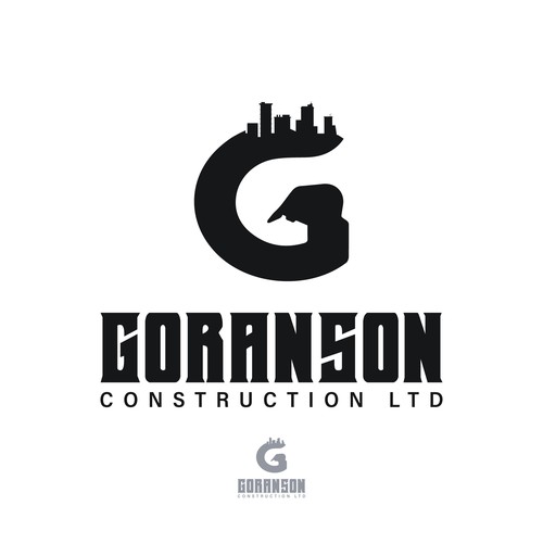 New company logo for booming excavation company. Design by Pro Alpha™