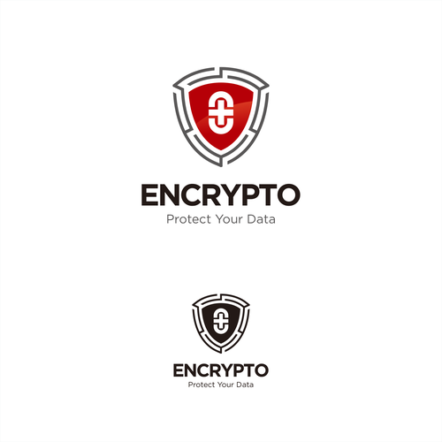 Swiss hosted secure doc storage Encrypto.com needs logo and brand built Design by Adante