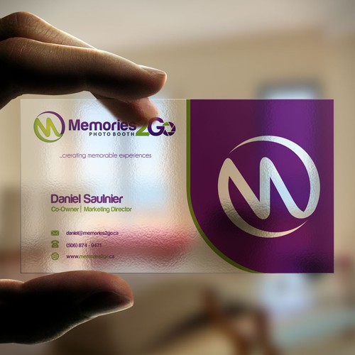 Create a business card for Luxurious Photo Booth Rentals! Design by N.Rc