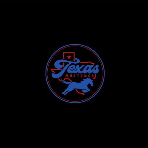 Texas Mustangs Design by sukadarma