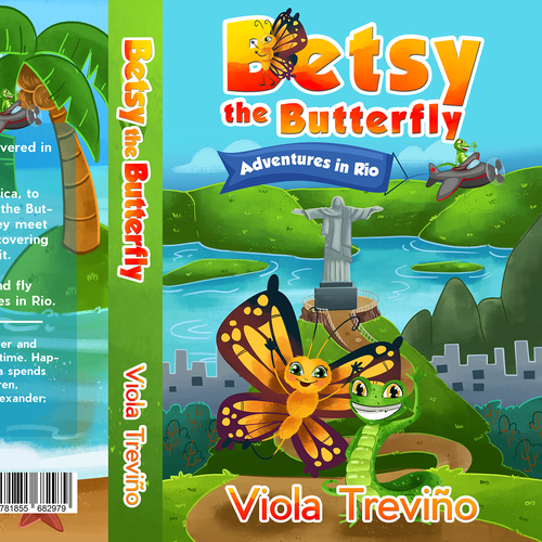 Children's Illustration Book Cover Design by H-Izz Design