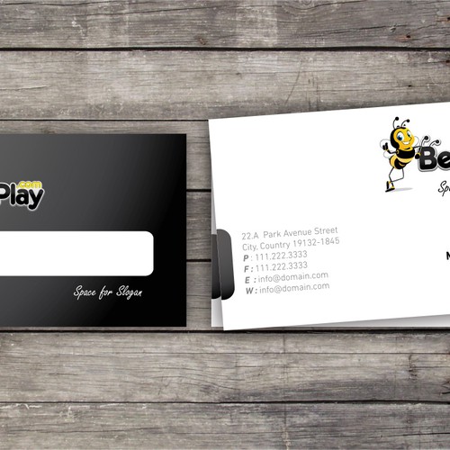 Help BeeInPlay with a Business Card Design by impress