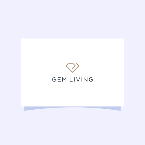 Geometrical, minimalist, modern brand design for Gem Living Design by Dokoko