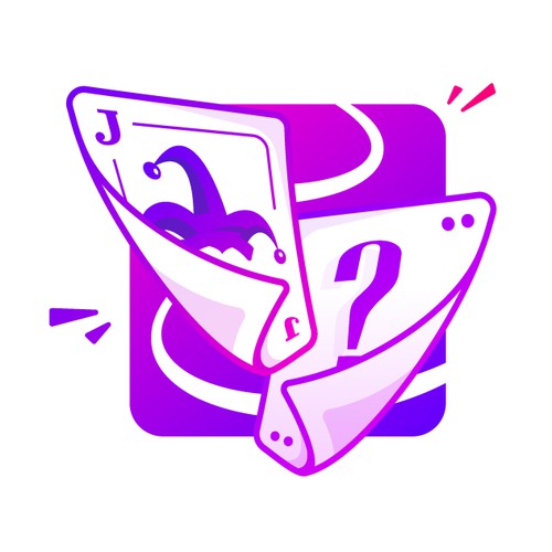 Design an iconic app logo for a card based party game Design von Artmin