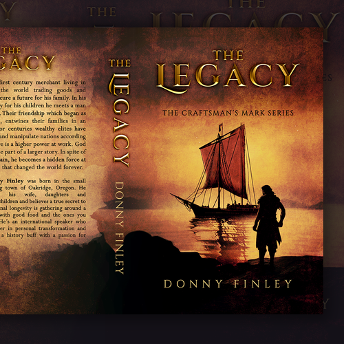 Book cover for epic 1st century story with historical implications Design by lidia.puccetti