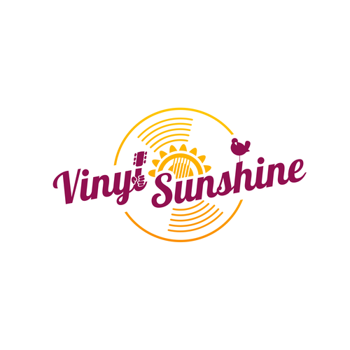 Vinyl Sunshine needs an uplifting retro, 60s/70s BAND logo Design by logologoan