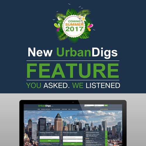 Urbandigs Sneak Peak Poster For Email Campaign Poster Contest 99designs