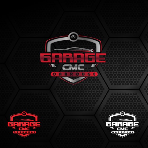 CREATION LOGO POUR GARAGE AUTOMOBILE CITROEN AVEC UN COTE FUN Design by Univers Design