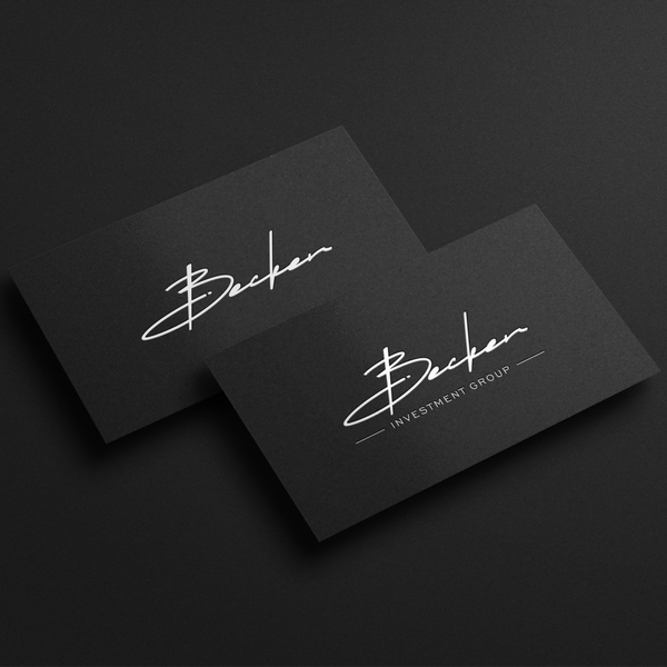 Design by Chansa™ titled "Becker Investment Group"