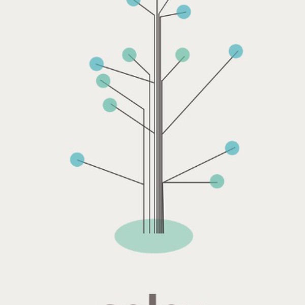 A clean and minimalistic christmas card for a software startup