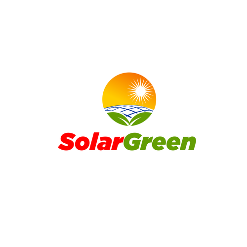 Logo for solar retailer, SolarGreen Réalisé par The Perfect Symbols