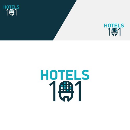 Create a logo for a podcast called - Hotels 101 - incorporate a hotel in the logo Design by Klaudi