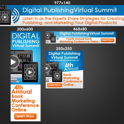 Create the next banner ad for Digital Publishing Virtual Summit Diseño de auti