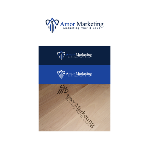 Ground breaking logo design required for the new Amor Marketing website!! Design by AguSzuge