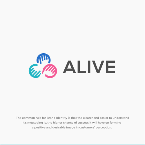 Design a logo for a research project called: ALIVE Design réalisé par by Laura