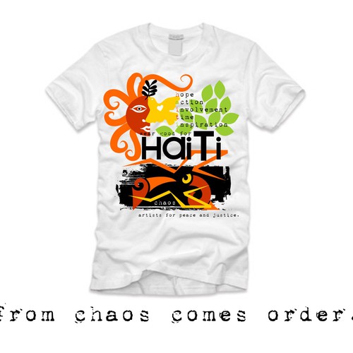 Wear Good for Haiti Tshirt Contest: 4x $300 & Yudu Screenprinter Ontwerp door janisart