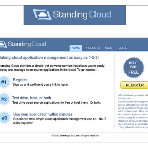 Design di Papyrus strikes again!  Create a NEW LOGO for Standing Cloud. di ModuleOne