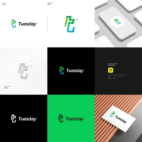 Design a logo for "Tuesday" Design by FF3 ˢᵗᵘᵈⁱᵒ