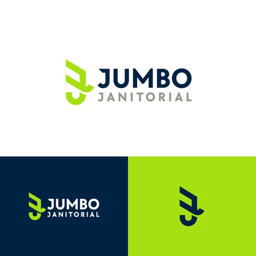 Modern logo for new but trusthworthy and dynamic Commercial Cleaning company. Design by Lyna✎