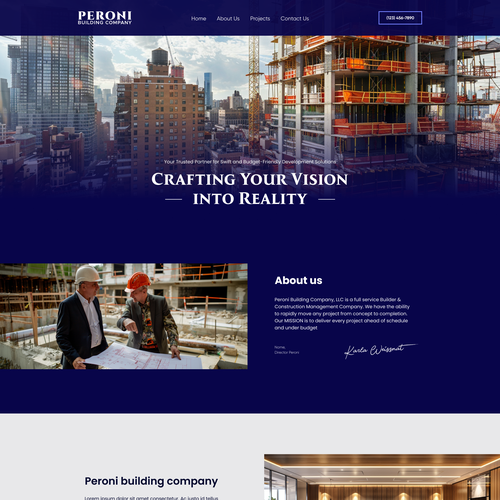 PBC website Design by appleby