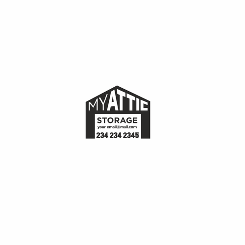 Designs My Attic Storage Logo design contest