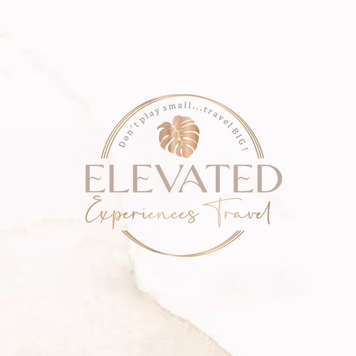 Luxury travel advisor logo for a small business looking to make it BIG Design by Tara✏️