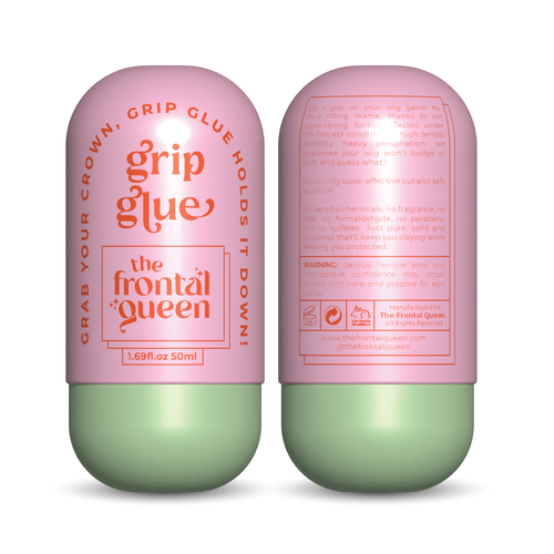 Sayyed JamshedさんのDesign Wig Glue Product label  for a Viral Gen Z hair brand!デザイン