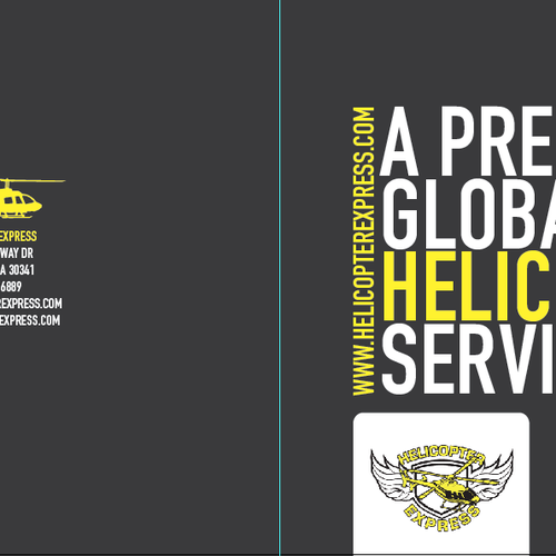 Helicopter Express Needs New Exciting Promotional BROCHURE Design por morgan marinoni