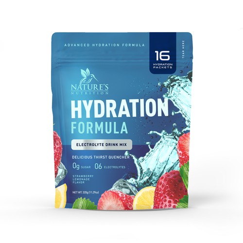 Refreshing Hydration Electrolytes Design Needed for Nature's Nutrition Design by a x i o m a ™