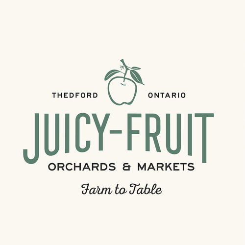 Design a logo for a well established family owned & operated Orchard & Farm Market Ontwerp door green in blue