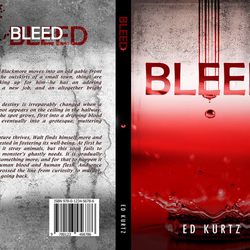 Simple, Crisp, Bloody - Horror Book Cover Design by Ace Silva