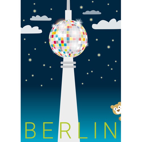 99designs Community Contest: Create a great poster for 99designs' new Berlin office (multiple winners) Design by iza-design