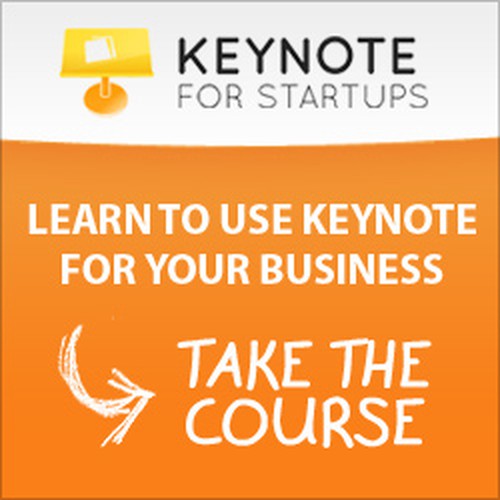 Create the next banner ad for Keynote for Startups デザイン by DazlDesigns
