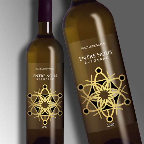 New label for a new french wine ! Design by Debdutta*