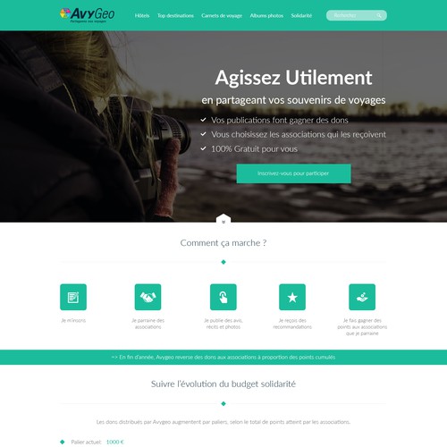 Landing page design contest entry by Hellen M.