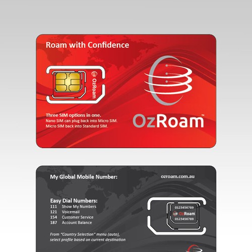 Next Generation Mobile Phone SIM Card Design Design by prim