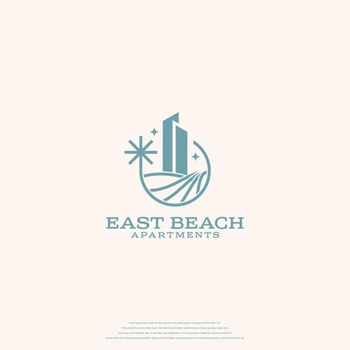 RETRO / Mid-Century - BEACHY APARTMENT LOGO - WE ALWAYS PICK A WINNER! Design by pleesiyo