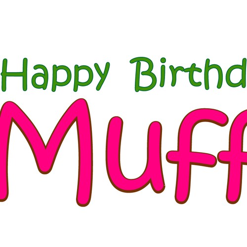 Design di New logo wanted for Happy Birthday Muffin di Alexandr_ica