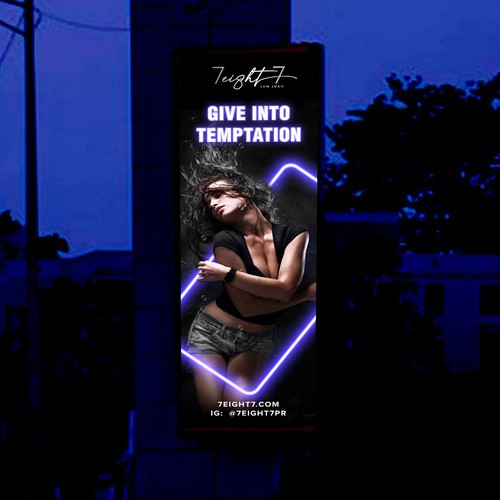 Design Billboard for a Nightclub and Gentlemen’s Club di R . O . N