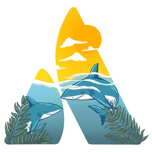 Design a shark-tastic t-shirt for a tech company!