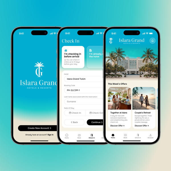 Islara Grand · UI & Logo