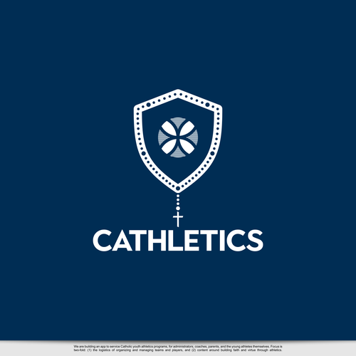 App branding: Christian Faith + Youth Athletics Design by DC | DesignBr