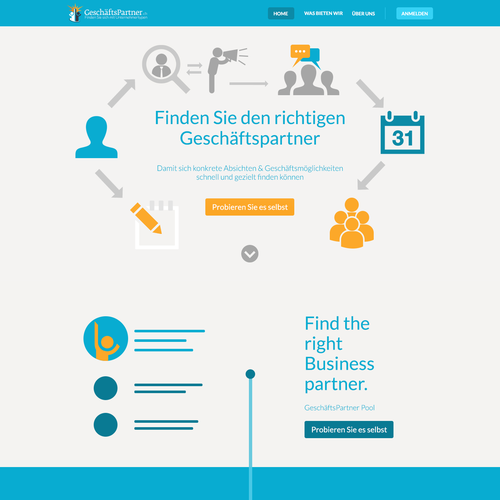 Landing page design contest entry by Fadhlur Zahri