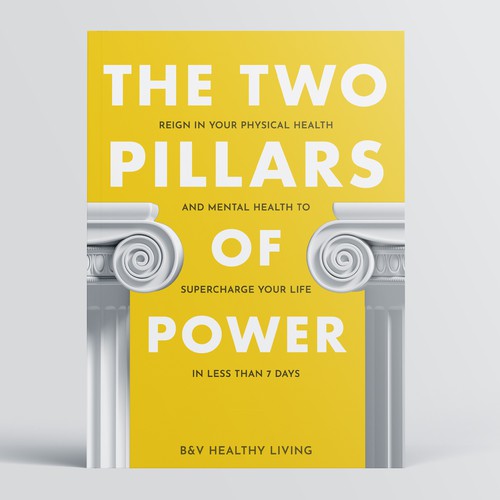 2 Pillars of Power book cover design to grab attention Design by Morten Bredehöft