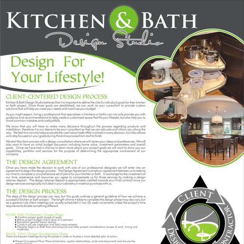 Create a marketing flyer for Kitchen & Bath Design Studio ...