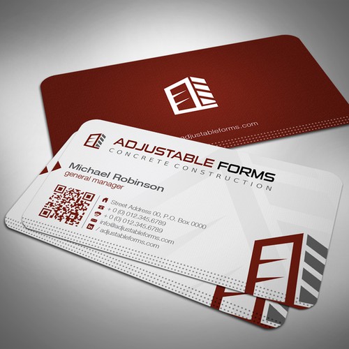 Adjustable forms inc. - business card, stationary, powerpoint