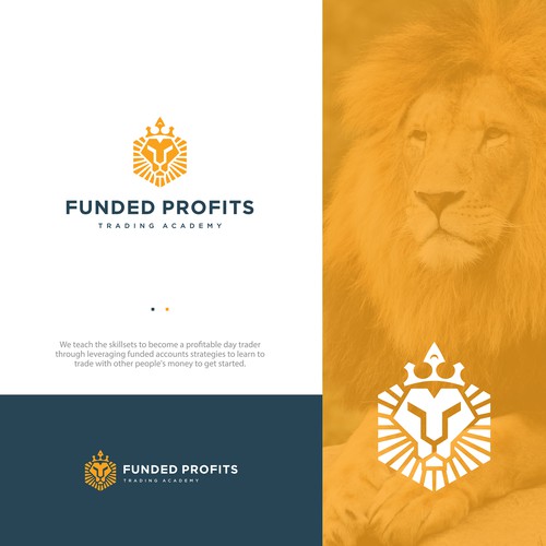 Strong Logo for helping young day traders with hustle win profits with next level trading skills. Design by ditesacilad